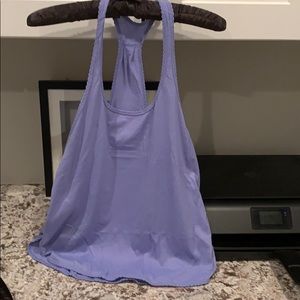 Lululemon Light Purple Striped Tank Top